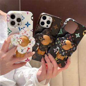 ルイヴィトン ヴィヴィエンヌ iphone16 ケース iphone16pro ケース マグセーフ iphone16promax ケース モノグラム グリップ 付き iphone15/15pro ケース iphone14/13 ケース 高級 ブランド