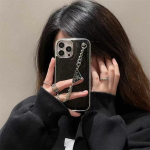 prada パロディ iphone17/16 ケース チェーン 付き iphone17pro