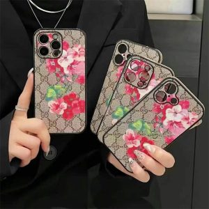 Alternative view of gucci風 iphone17/16 ケース iphone16plus/16promax ケース 花 柄 gucci 風 スマホケース iphone17pro/16pro ケース 大人 おしゃれ アイフォン ケース 可愛い ブランド iphone15/14/13 ケース 人気 ブランド 女子