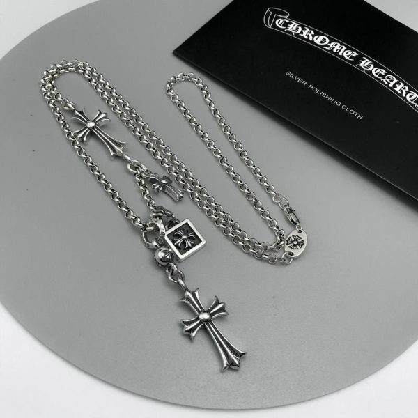 クロムハーツ ネックレス レディース 十字架 ネックレス ハイ ブランド クロス ネックレス メンズ ネックレス ブランド アクセサリー プレゼント 彼女 プレゼント ネックレス