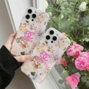 Alternative view of iphone16 ケース シャネル風 iphone16pro/15pro ケース 大人 可愛い ブランド iphone15/14 ケース 花 柄 iphone16promax ケース 人気 ブランド 女子 スマホケース 高校生 人気 シャネル iphone ケース パロディ