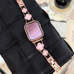 Alternative view of 四つ葉のクローバー ヴァンクリ 風 アップル ウォッチ アップル ウォッチ バンド ハイ ブランド apple watch バンド 高級 ブランド アップル ウォッチ ブレスレット ブランド アップル ウォッチ バンド 女性 キラキラ