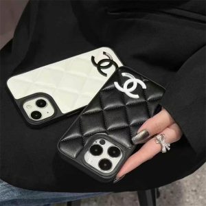 Alternative view of シャネル iphone17/17pro ケース パロディ iphone16/16pro ケース レザー ブランド iphone15/14 ケース エレガント スマホ ケース かわいい iphone15プロ ケース 人気 ブランド 女性 30 代