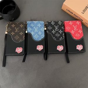 Alternative view of iphone17/16 ケース 手帳 型 ハイ ブランド 手帳 型 iphone17air/16plus ケース デニム ルイヴィトン iphone16pro/16promaxケース 手帳型 スマホケース 財布 一体 ブランド iphone15/15pro/14pro ケース ポケット 付き iphoneケース レザー ブランド