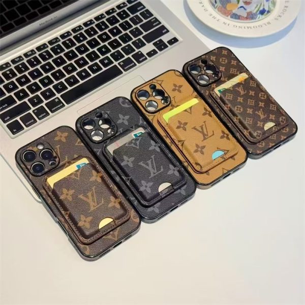 iphone17/16 ケース 背面 収納 ブランド iphone17pro/17promax ケース gucci 風 マグネット カード ケース スーパー コピー ルイ ヴィトン 風 スマホケース カード ケース 付き iphone16pro/15/14 ケース