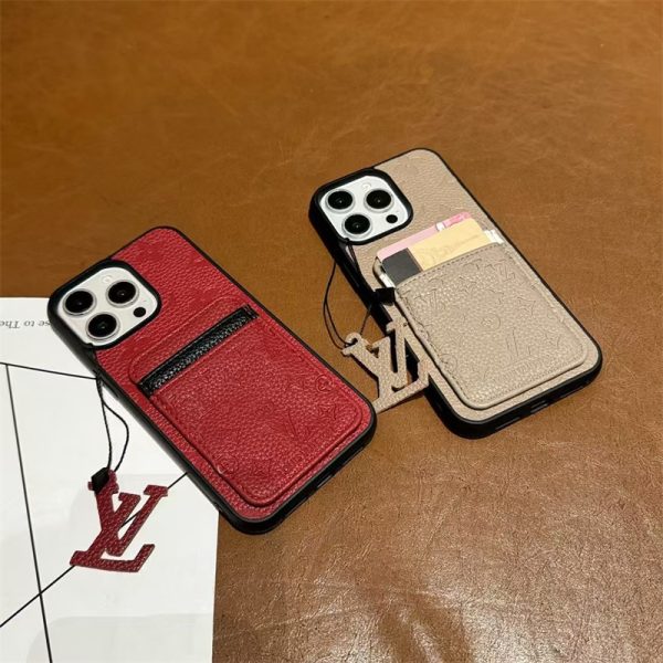 ヴィトン風 iphone17 ケース iphone17pro レザー ケース ブランド iphone17air/16plus ケース カード 収納 ブランド iphone16/16pro ケース お揃い ブランド ルイヴィトンiphoneケース 芸能人 チャーム付き