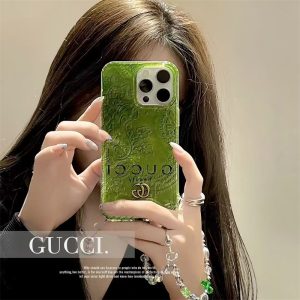 Alternative view of gucci iphone17 ケース iphone17pro/16pro ケース おしゃれ ブランド アイホン17promax/16/15 ケース ストラップ 付き iphone15pro/14/13 ケース 艶 あり