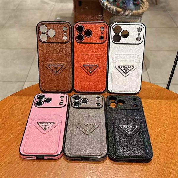 prada風 iphone17 ケース iphone17pro/17promax ケース レザー