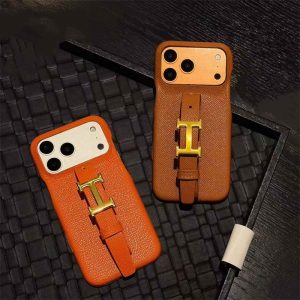 iphone17 ケース バンド 付き ブランド エルメス 風 iphone17pro/17promax ケース アイフォン16/16pro ケース 革 ブランド iphone16promax/15pro ケース 人気 大人 女子 iphone14/13 ケース 落下 防止 おしゃれ