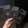 クロム ハーツ iphone17/air ケース スマホケース かっこいい iphone16/16pro ケース ブラック iphone15/14/13 ケース おすすめ ブランド メンズ クロム ハーツ スマホケース