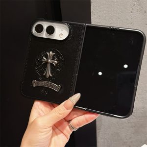 iphone duo ケース ブランド iphone duo ケース クロムハーツ アイフォン デュオ ケース ブランド iphone duo スマホケース アイフォン 折りたたみ ケース モテ る iphone ケース メンズ - 画像 (2)