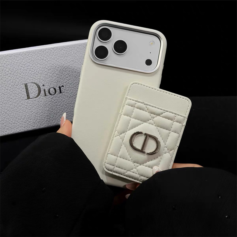 iphone18pro/18promax ケース カード 入れ 付き iphone17/17pro ケース dior 風 iphone17promax/16promax ケース レザー ブランド iphone16/16pro ケース 大人可愛い ブランド スマホケース 高 見え - 画像 (5)
